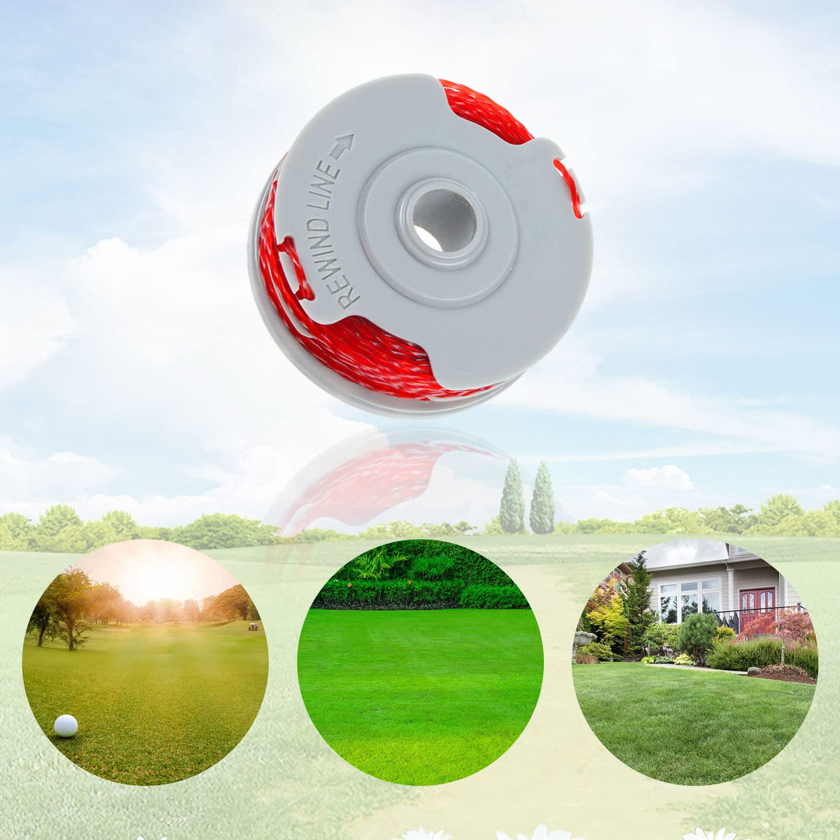 1.6mm Autofeed Strimmer Replacement Spool – Compatible with Flymo