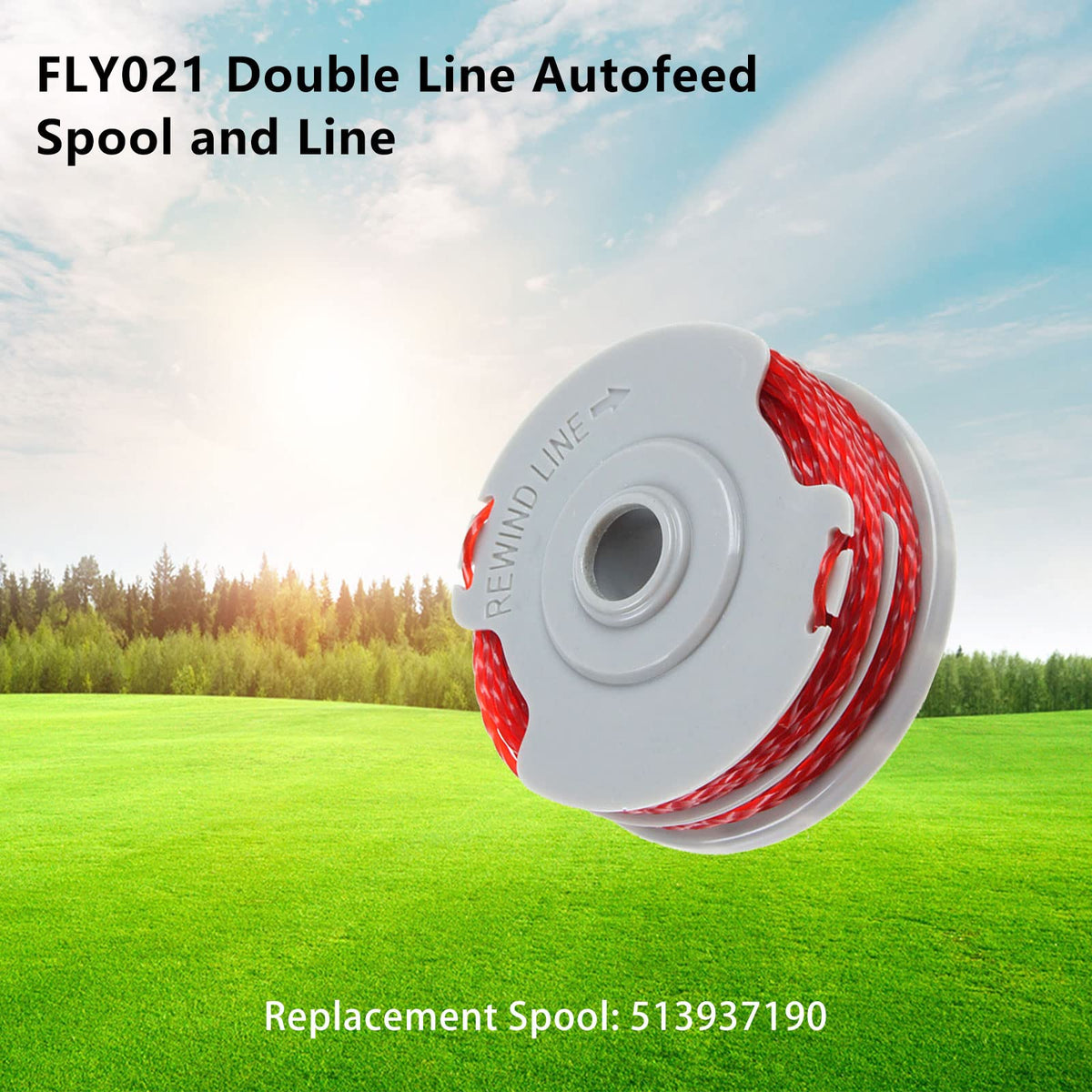 1.6mm Autofeed Strimmer Replacement Spool – Compatible with Flymo