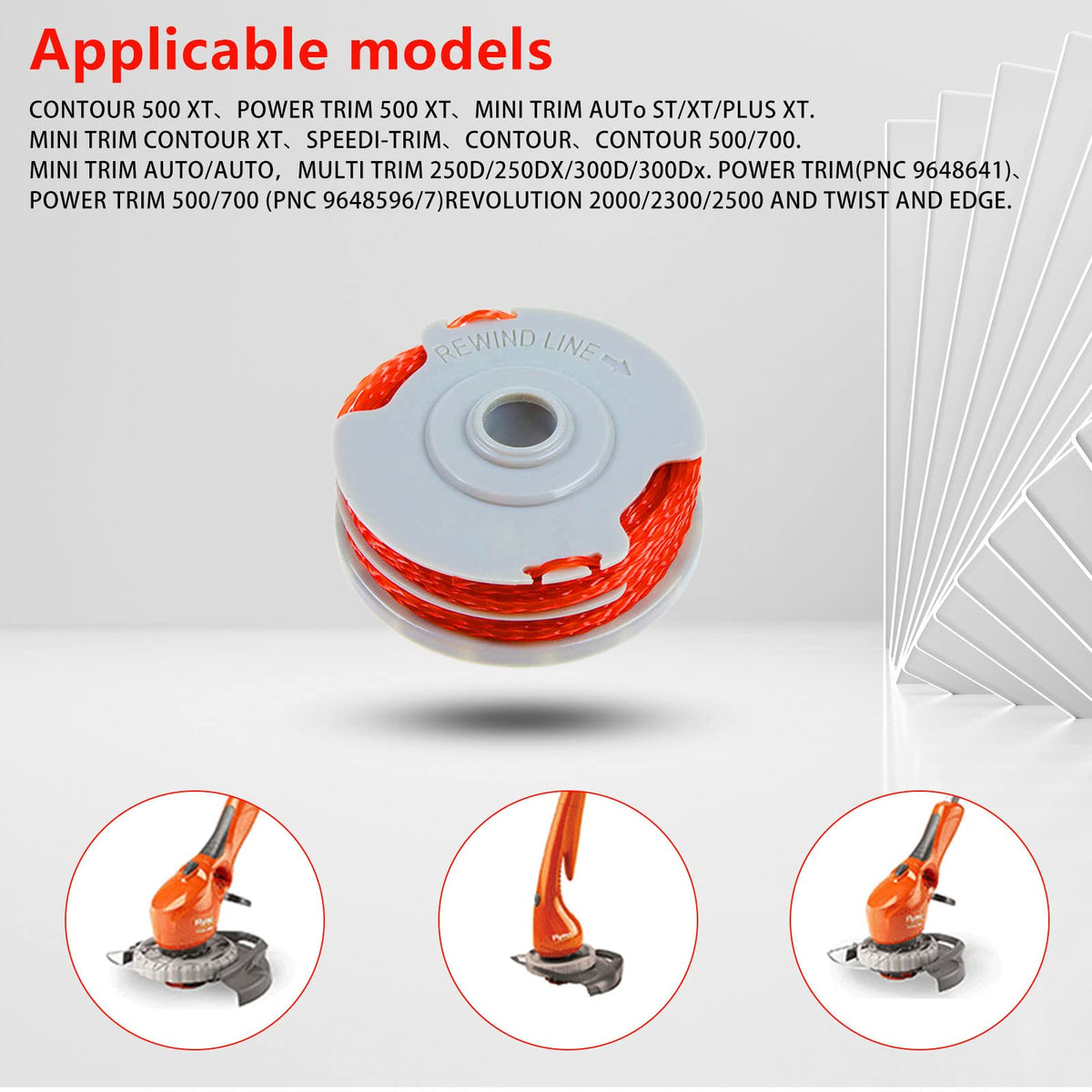 1.6mm Autofeed Strimmer Replacement Spool – Compatible with Flymo