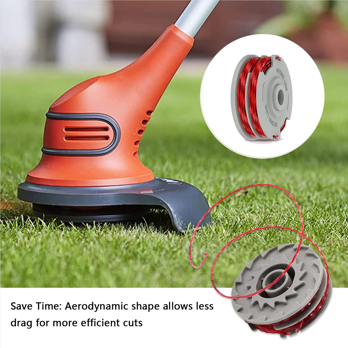 1.6mm Autofeed Strimmer Replacement Spool – Compatible with Flymo