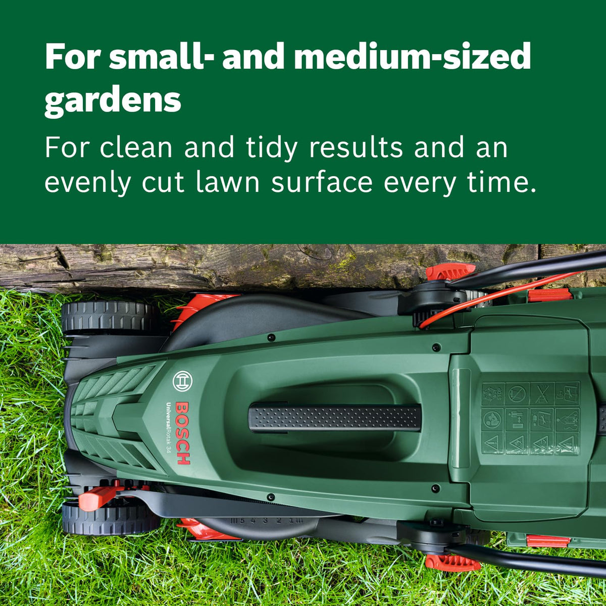 JAMESORA UniversalRotak 34-410 Corded Lawn Mower – 34cm Cutting Width
